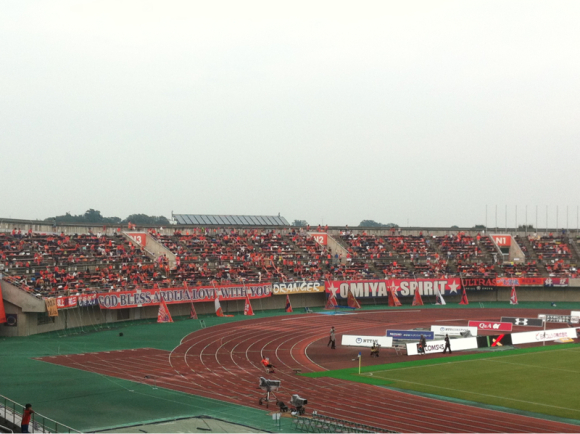 2016/09/17 熊谷スポーツ文化公園陸上競技場着