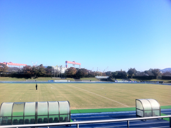 2016/11/11 西条市ひうち陸上競技場着