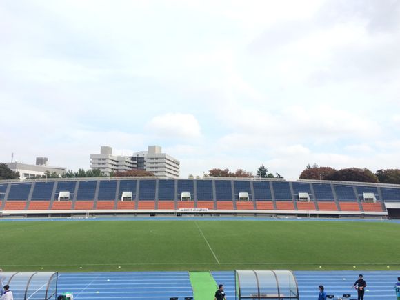 2014/11/02 駒沢オリンピック公園陸上競技場着