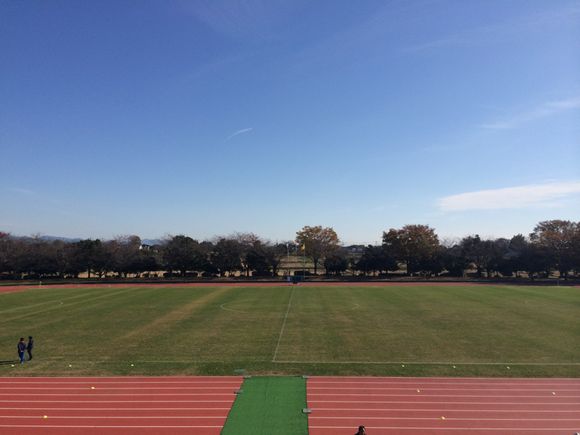 2014/11/16 前橋総合運動公園陸上競技、サッカー場着