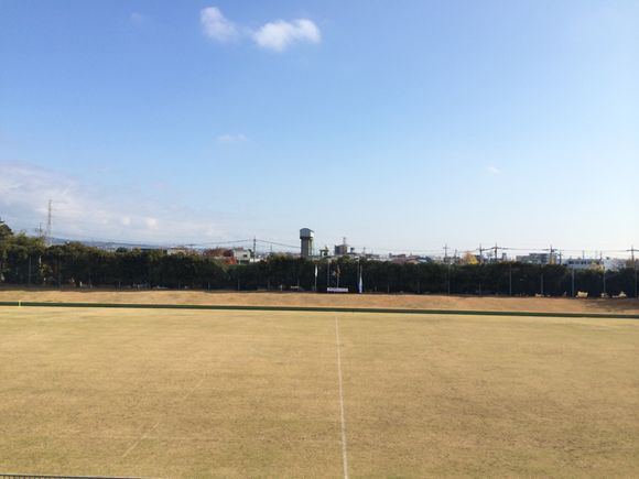 2014/11/30 群馬県立敷島公園サッカー場着