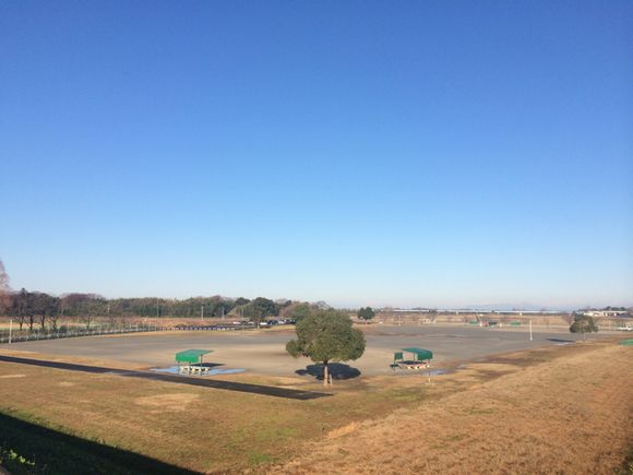 2014/12/21 宝来運動公園サッカー場着