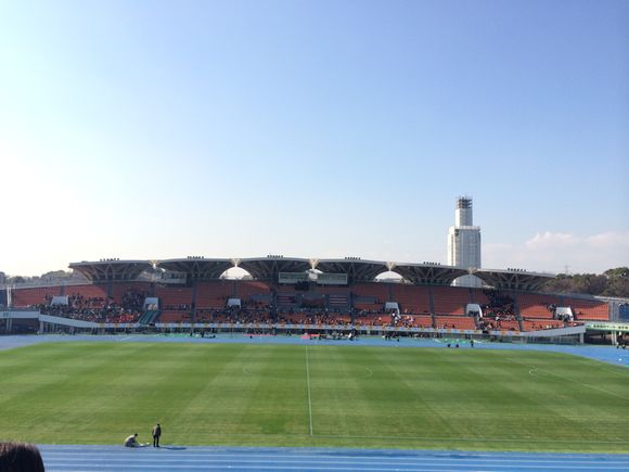 2014/12/30 駒沢オリンピック公園陸上競技場着