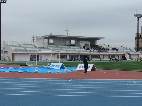 2015/04/04 浦安市運動公園陸上競技場着