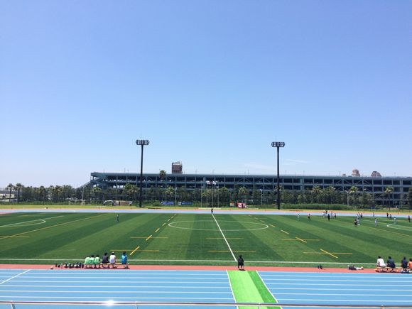 2015/05/30 浦安市運動公園陸上競技場着