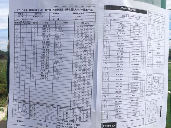 2015/06/20 神奈川県サッカー協会フットボールセンターかもめパーク着