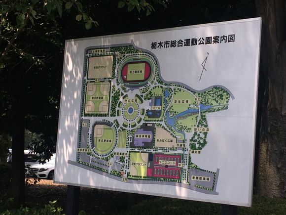 2015/08/02 栃木市総合運動公園陸上競技場着