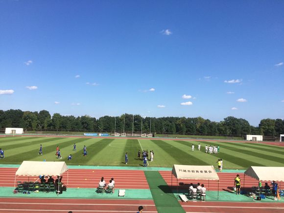 2015/09/20 川越運動公園陸上競技場着