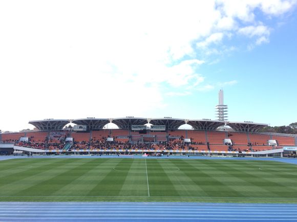 2015/12/30 駒沢オリンピック公園陸上競技場着