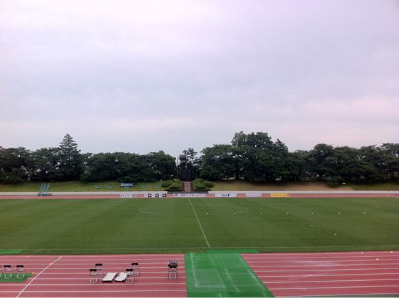 2016/06/05 武蔵野陸上競技場着